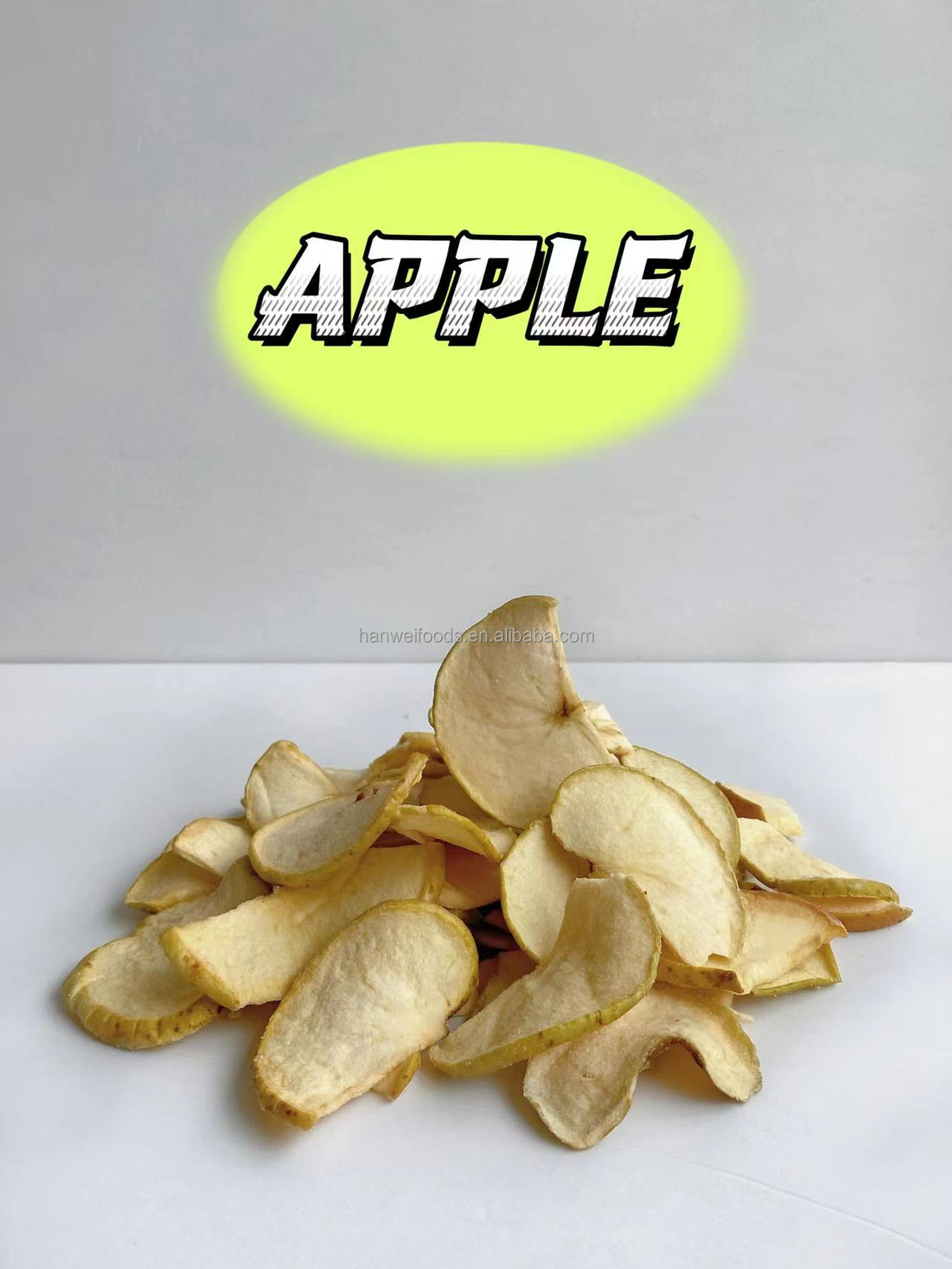 Healthy Organic Snacks Vacuum Fried Fruits and Vegetables Slices Crispy Apple Chips