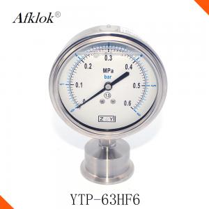 Wholesale Sanitary Manometer Gas Pressure Gauge , Diaphragm Type Gas Grill Pressure Gauge from china suppliers