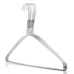CO Galvanized Steel 16 Inch 2.1mm Wire Shirt Hangers