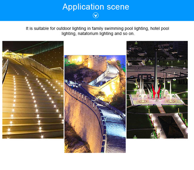 Energy Saving Led Ground Lights 6W DC 24V Integrated Bead Lens For Square Decoration