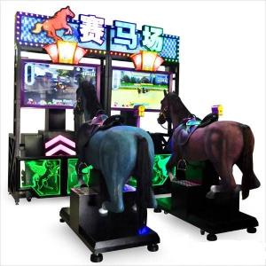 Wholesale Metal Fiberglass Horse Racing Arcade Machine / Go Go Jockey Video Game Machine from china suppliers