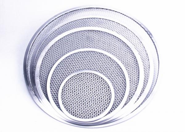 Quality Round Type Aluminum Expanded Mesh Pizza Pan 6"7"8"9"10"11"12"13"14"15"16" for sale