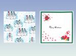 25x25cm 33x33cm Airlaid Printed Paper Napkin Skin Friendly
