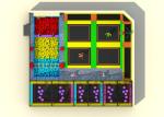 Commercial Soft Play Trampoline , Galvanized Steel Pipe Big Trampoline Park
