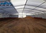 Pvc-Coated Temporary Storage Tents With Mesh Or Glass Window / Outdoor