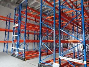 Wholesale Frozen Foods Heavy Duty Mobile Storage Racks Customized Height Corrosion Protection from china suppliers