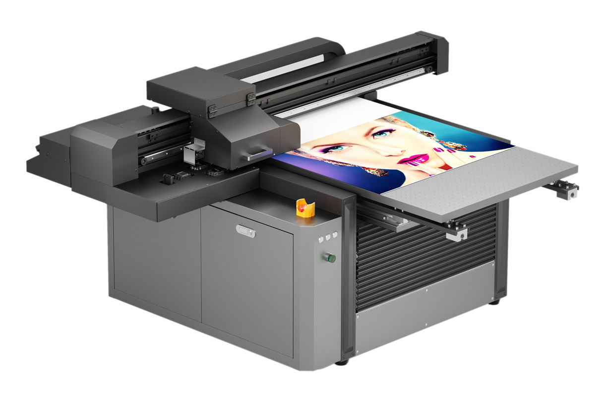 LED UV Lights Curing System Canvas Printer For Volume Printing Accepting TIFF/JPG/EPS/PDF/BMP Papers