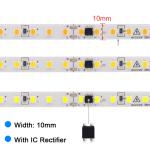 SL-2835-180D-220V LED Strip Light 8mm 120leds 3000K4000K6500K Electroplate