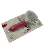 Fine Needle Antibacterial Pet Comb Brush Self Cleaning Slicker Brush For Cats