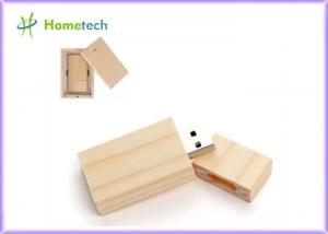 Wholesale Rectangle FCC 15MB/S 64GB Wooden USB Flash Drive from china suppliers