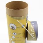 CMYK Color Cylinder Cardboard Tube Gift Box Biodegradable Paper Box with Handle