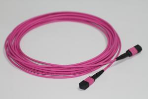 Wholesale Multimode Duplex Fiber Optic Cable APC To APC , LSZH Female Mpo Patch Cord from china suppliers