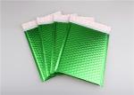 Quad Seal Light Green Metallic Bubble Mailers 265x360mm #I Plastic Shock
