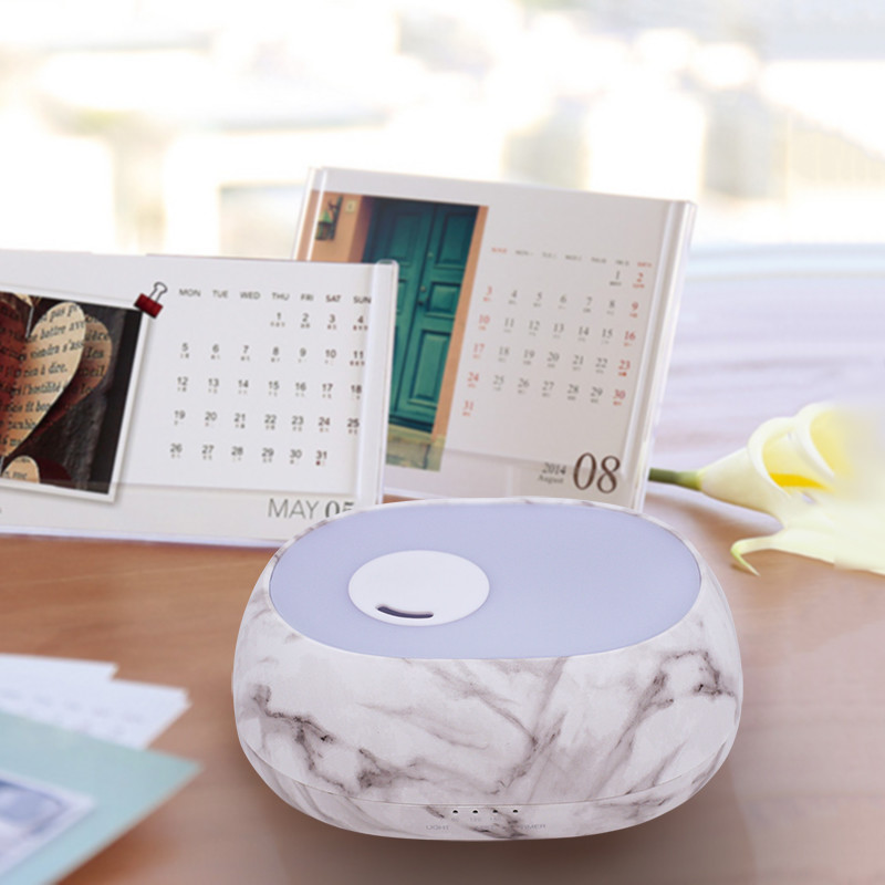 Marble Grain 500ml Ultrasonic Plastic Aroma Diffuser