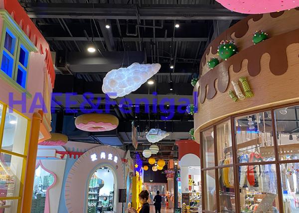 Soft Floating Clouds Pendant Balloon Light Romantic Droplight Silk Cotton