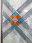 20mm 2.5cm Decorative Leaded Glass Decorative Glass Panels For Exterior Doors