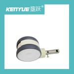 6 Inch Central Control medical caster wheels S Type white for hospital