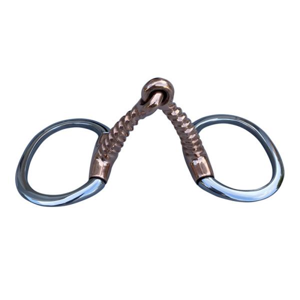 Stainless Steel Equestrian Horse Bits with Polished Finish and Loose Ring