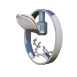 10W Lotus Shaped Galvanized Sheet Wall Lamp