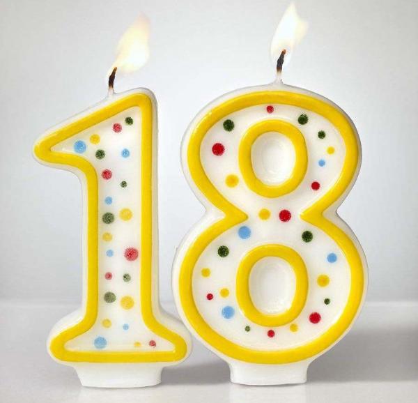 Quality Custom Arabic Number Birthday Candles 1 To 18 With Colorful Dot No Harmful for sale