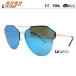 Newest Style 2017 Fashionable metal Sunglasses with UV 400 Protection Lens