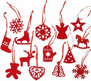 Wholesale Lightweight Handcrafted Christmas Decorations , Christmas Ornament Crafts For Kids from china suppliers
