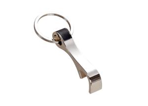 Wholesale PU Leather Engraved Metal Bottle Opener Nickel Plating With Zinc Alloy Keyring from china suppliers