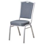 Tube Thickness 0.8-1.2 Mm High Back Steel Metal Fabric Upholstered Banquet Hotel