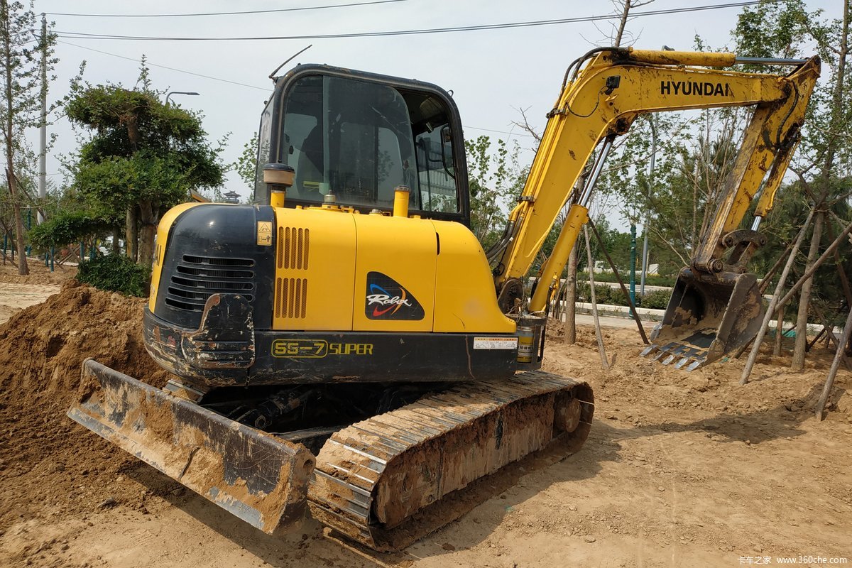 5.5 Ton Hyundai R55-7 Excavator 0.18m3 Second Hand Diggers