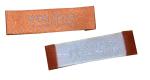 Stamped Color Satin Clothing Woven Labels Combing machine Woven Soft Edge