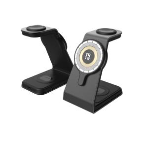 Wholesale SC022 Multifunctional Magnetic Wireless Phone Charger Stand Phone Airpods And Watch Charger from china suppliers