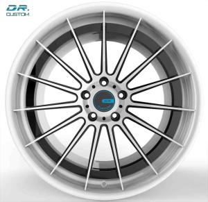 Wholesale SAE OEM Two Piece Forged Wheels ET45 5x112 22 Inch Rims from china suppliers