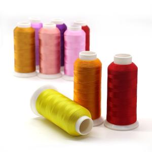 Wholesale 4000Yard/cone Polyester Embroidery Thread for Machine Embroidery Lot Stock 700 Colors from china suppliers