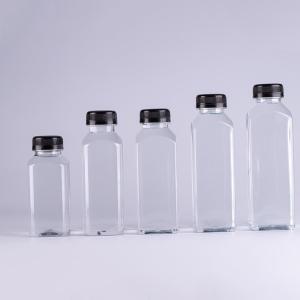 Wholesale PET 1 Liter 8 Oz Square Plastic Bottles BPA Free ODM Beverage Juice from china suppliers