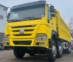 Howo Brand 8x4 Dump Truck 375 Horsepower Manual Transmission Diesel Fuel New