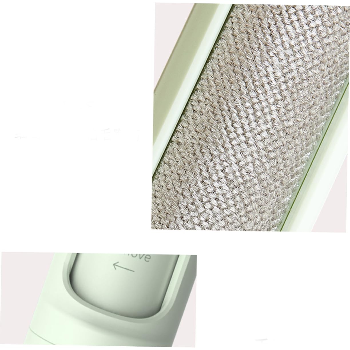 Ergonomic Reusable Pet Hair Remover Dog Lint Roller Brush 4.3*4.3*18.3cm