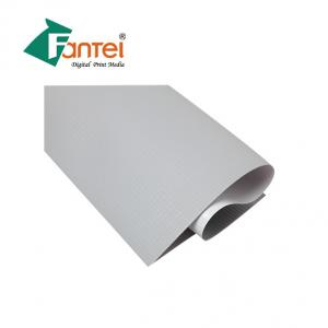 China 13oz 500DX500D Outdoor PVC Banner Grey Back Digital Printing Banner on sale