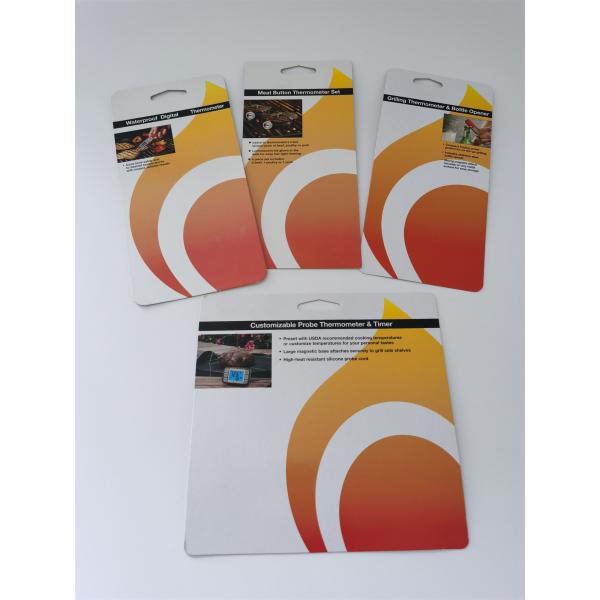 Die Cut Custom Blister Card Packaging Glossy Matt Surface Folding