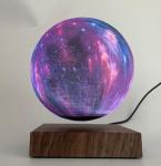 christmas gift promotion magnetic levitation platform starry moon lamp ,