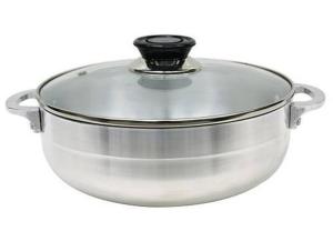 Wholesale Aluminium Caldero Pot with Glass Cover and bakelite knob. from china suppliers