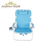 61x70.5x89cm Aluminum Folding Beach Chair 3.65kg Folding Backpack Beach Chair