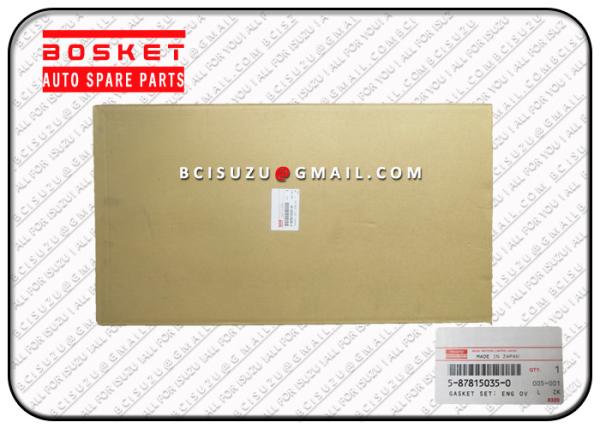 5878150350 5-87815035-0 Isuzu NPR Parts 4HK1 Gasket Set Engine Overhaul