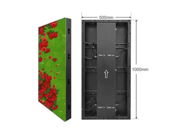IP68 LED Floor Screen Tile LED Ground Screen P3.91 500x1000mm 1920hz 2tons