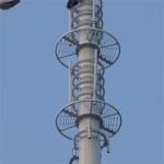 Communication Broadcasting Telecommunication Monopole Antenna Tower ASTM A123/