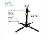 ISO9001 Black Light Tower Metal Speaker Stand For Aluminum Truss