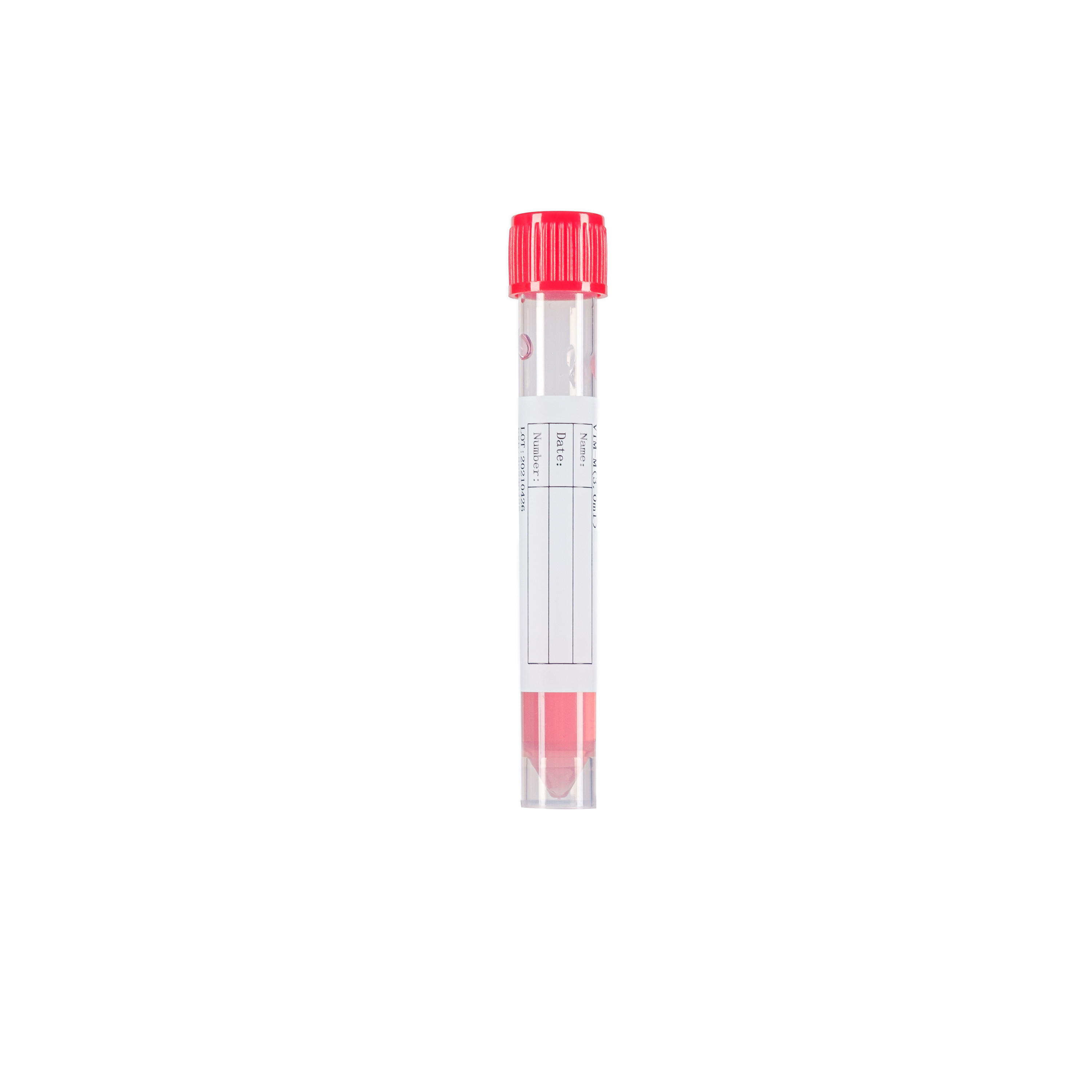 Plastic Disposable Virus Sampling Tube CE Class I