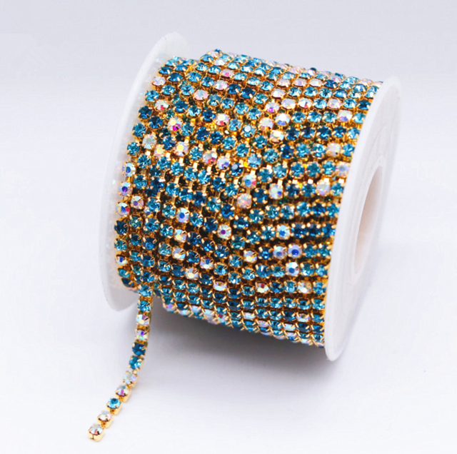 Thousand Choices Offered Eco-Friendly Ab Crystal Roll Home Parties DIY Decorate with Glass Cloth Plastic Materials Supplies