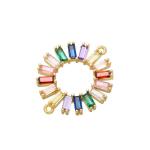 Handmade DIY Gold Jewelry ODM Crystal Bracelet Chain Necklace Connector