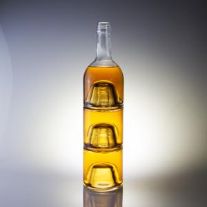 Wholesale Glass Body Latest Model Mini Liquor Whisky Bottle with Aluminium Cap 50ml 100ml 200ml from china suppliers