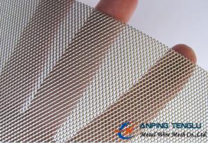 Wholesale Micro Expanded Metal, 2mm*1mm Diamond, 0.2mm*0.2mm Strand, Max 20cm Width from china suppliers